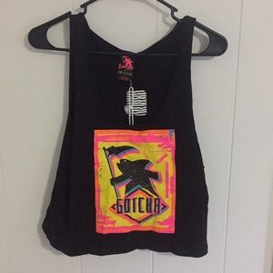 Gotcha- UO black tank top loose fit